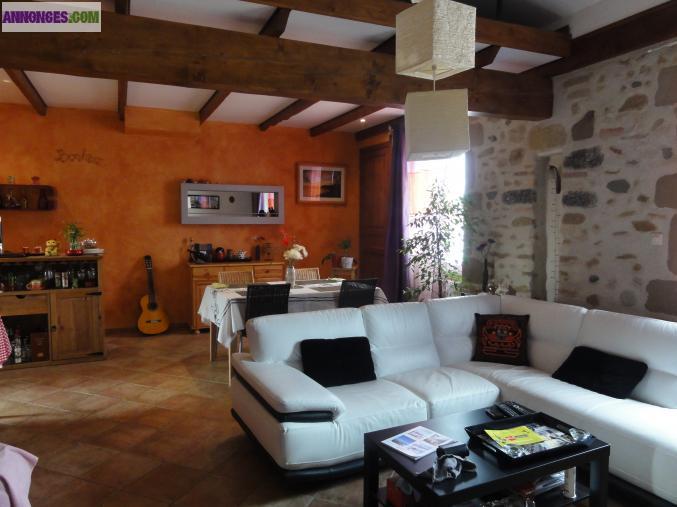 Appartement atypique 53m² + grande mezzanine 30m²