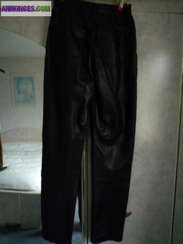 Pantalon cuir