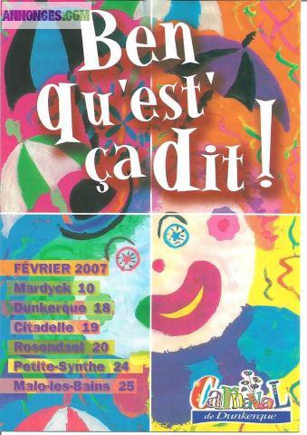 Affiche carnaval