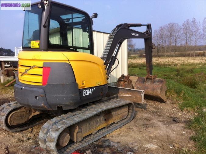 Mini pelle Volvo ecr 48