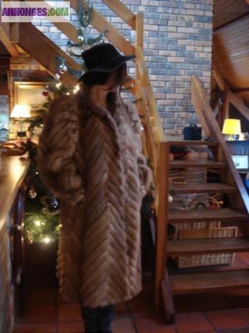 Manteau de vison