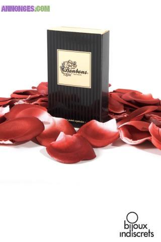 Pétales de roses parfumées idéal St Valentin