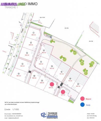 Terrains à vendre en lotissement