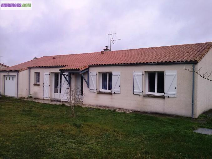Pavillon plain-pied 145 m²/terrain 1196 m²