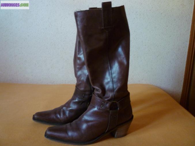 Bottes en cuir 39/40