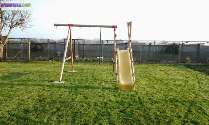 Maison + Portique en bois