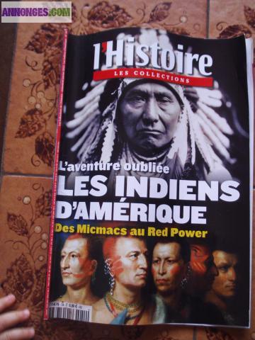 Magazine spécial "L’Histoire" sur les Amerindiens