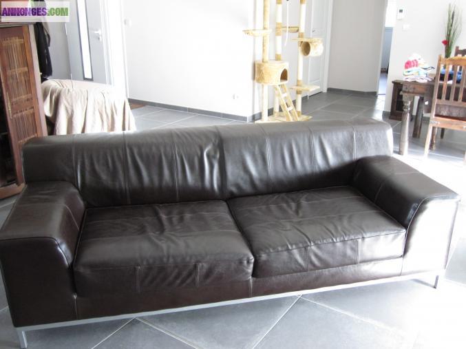 Canapé en cuir