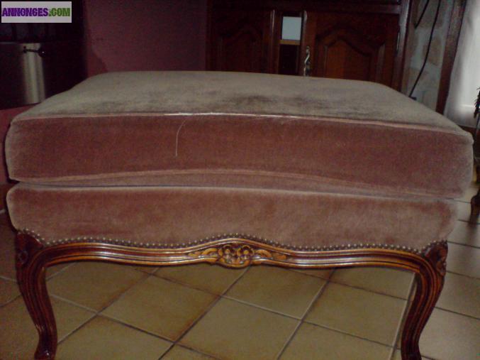 Méridienne et son pouf