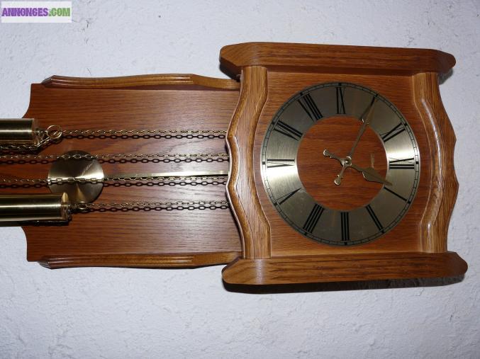 PENDULE, Régulateur mural rustique