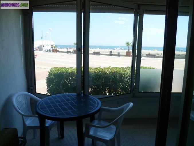 La Grande Motte, 1er ligne, vue sur mer