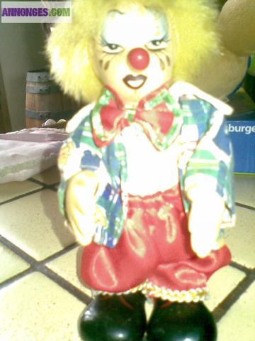 Clown porcelaine