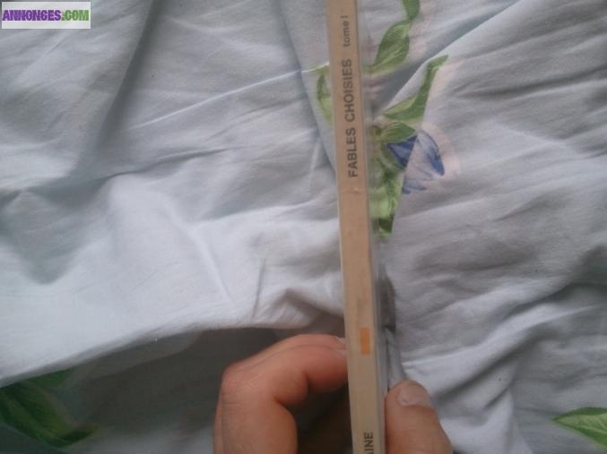 Livre fables choisies de la fontaine