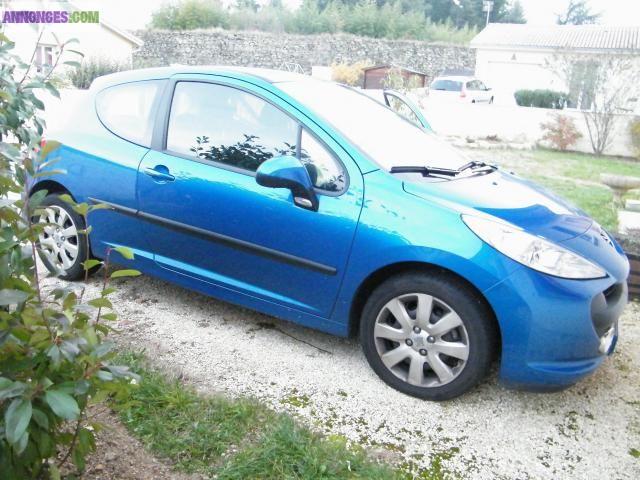 Peugeot 207 pack sport bleue