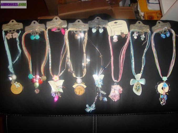 Vend lot de bijoux fantaisie