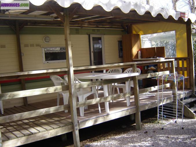 Mobil home climatisé camping les sables d'or