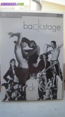 DVD karaoké backstage 10 chansons