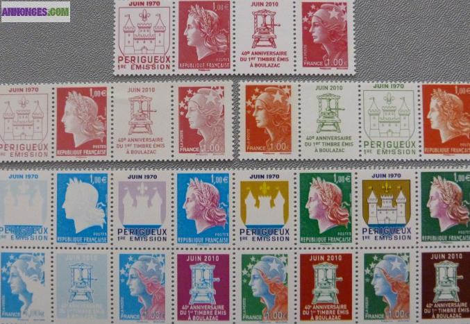 France timbres série 15 Maxi-Mariannes Etoile d'Or  2012     2