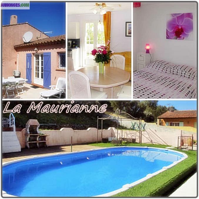 Appartement dans propriete privee avec piscine