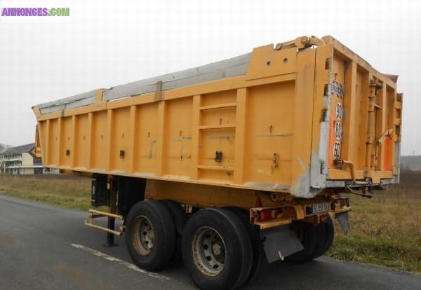 Semi-remorque BENALU Benne arrière d'occasion