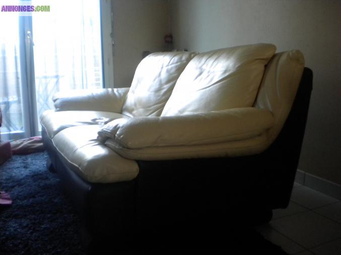 Canapé cuir