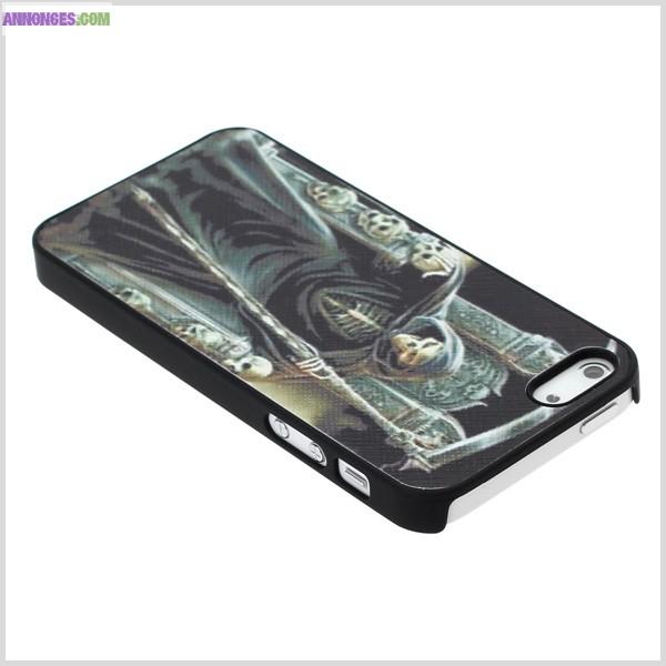 COQUE DE PROTECTION IPHONE 5 & 5G MOTIF FAUCHEUSE