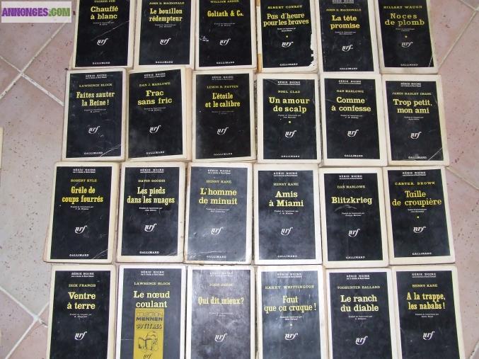 Livres toutes categories: fiction/ noir/western/romans/etc...