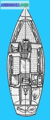 Vends sangria 7,60 m