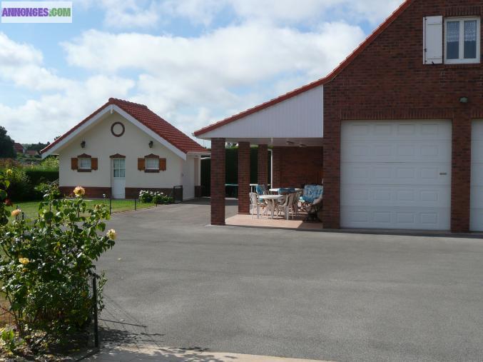 Loue à Berck grand studio 3 pers à la semaine