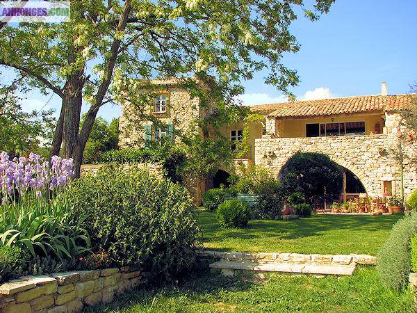 Vente grand mas restauré Provence