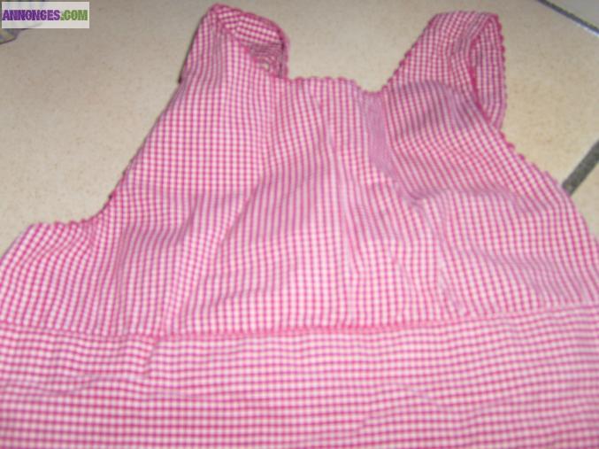 ROBE ROUGE VERT BAUDET