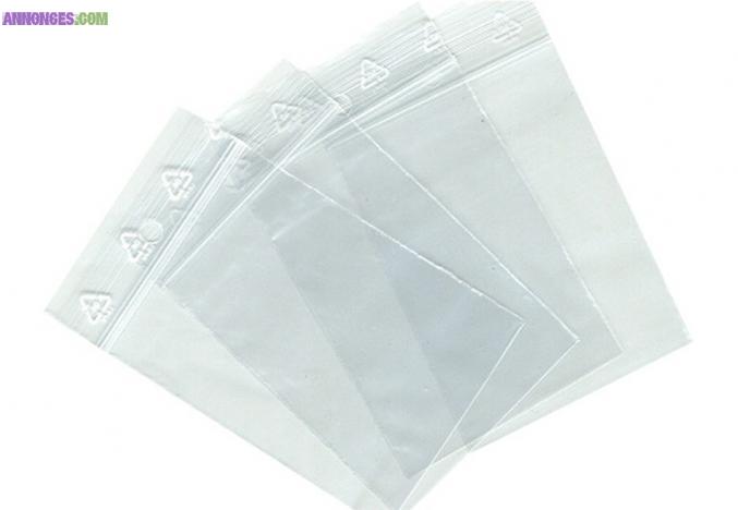 Sachet plastique zip 40x60 mm à partir de 10 pièces.