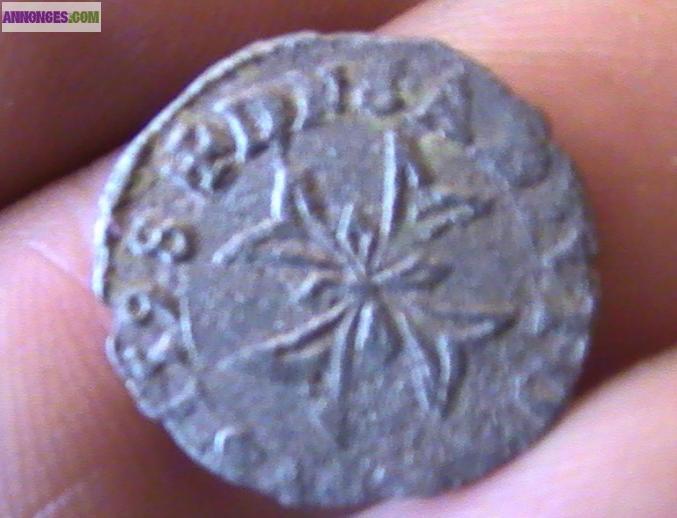 Monnaie royale henri III liard a la croix du st esprit