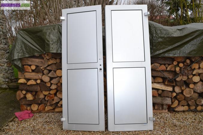 Double porte en alu