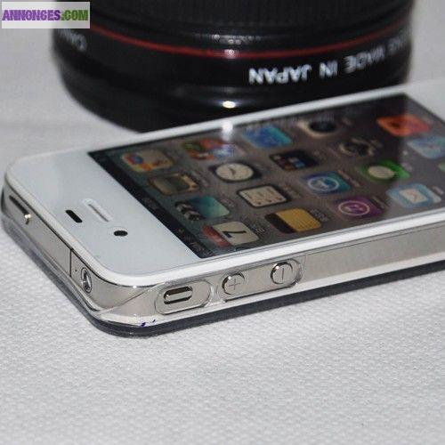 COQUE TÊTE DE MORT POUR IPHONE 4 & 4S A LED 