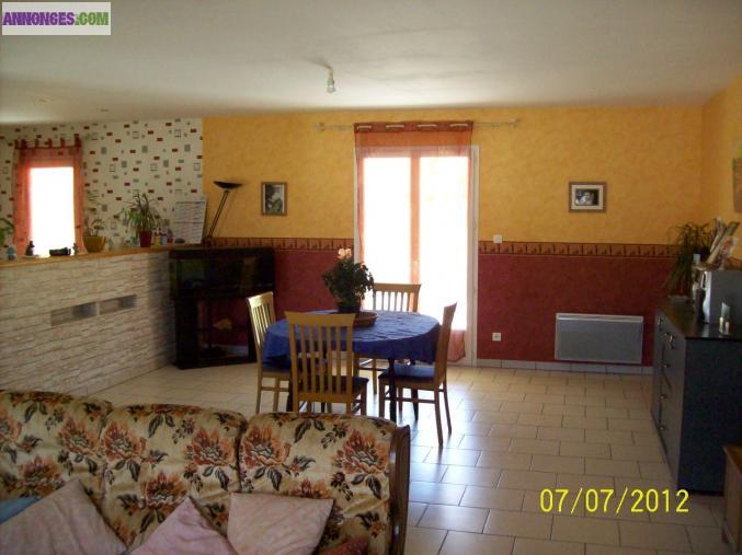 Maison 6 pièce de 141m² à Chateauneuf