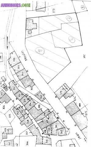 Terrain et sa veille maison