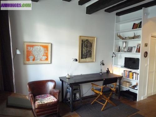 Grand studio tout équipé