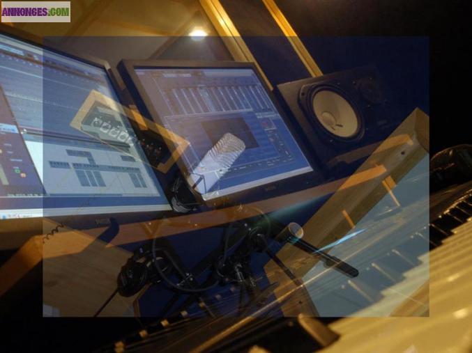 Formation Prise de son, mixage, mastering, arrangements