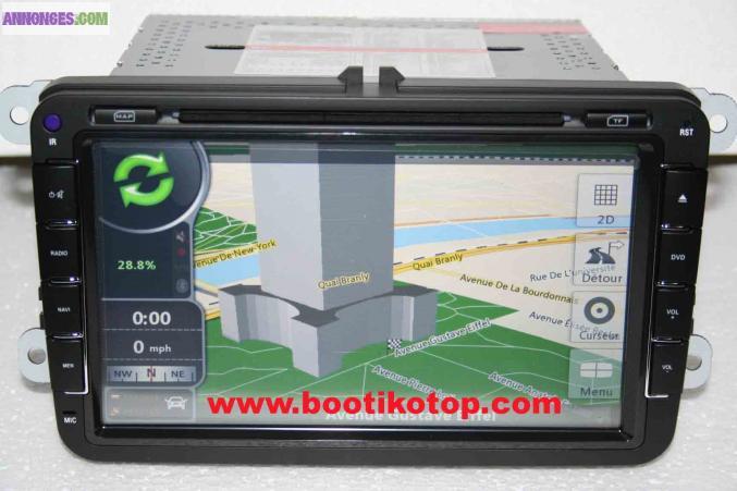 AUTORADIO SPÉCIAL Volskwagen 7 - 8 POUCES