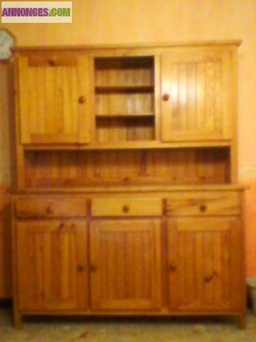 Vaisselier pin massif