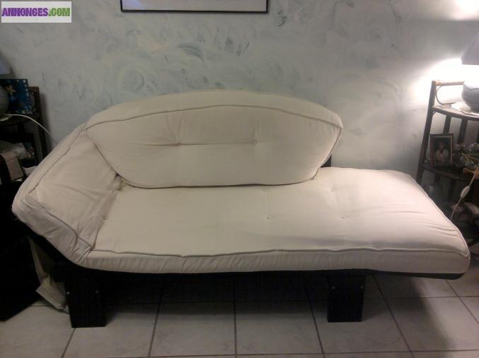 Canapé/banquette écru multipositions