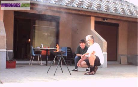 Grand appartement-mezzanine plein soleil sur alpages