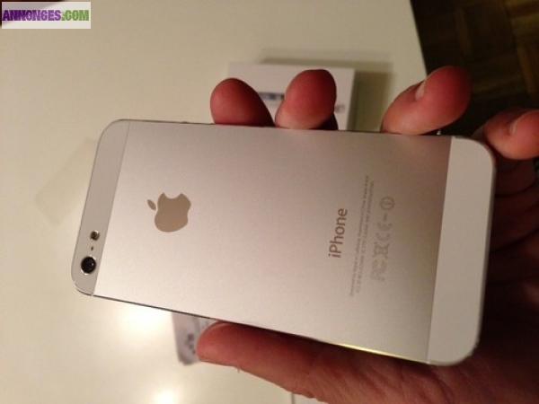 Iphone 5 blanc 64go original tout neuf