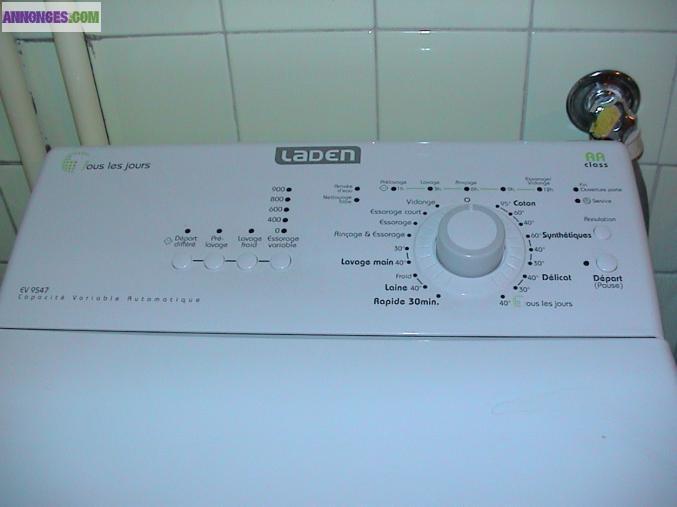 Lave linge laden EV9547