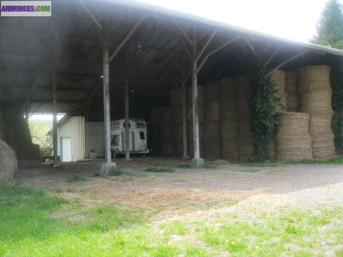 Hangar agricole sur terrain 1000 m2