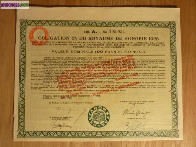 Actions diverses , Françaises et étrangères .