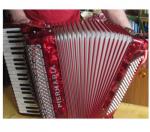Accordeon piermaria 11 registres 120 basses touches piano - Miniature