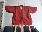 Kimono court,japonnais(véritable) fait main,... - Miniature