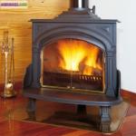 PoÊles À bois- franklin 90 18 kw - hergom - Miniature